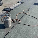 Полагане на битумна хидроизолация на плосък покрив в кв. Младост, гр. София 19 Ремонт на покрив с битумна хидроизолация от Hydrostop.bg