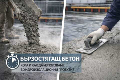 Бързостягащ бетон_ Кога и как да използваме