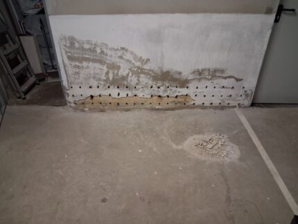 Вътрешна хидроизолация на подземен гараж и спиране на капилярна влага 7 Вътрешна хидроизолация на подземен гараж и спиране на капилярна влага, Хидростоп