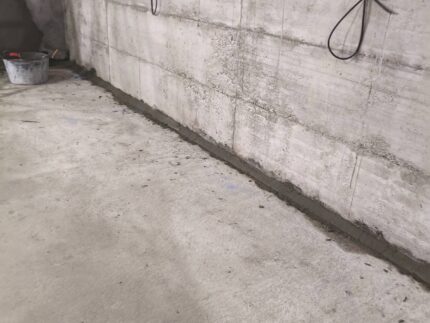 Спиране на активни течове в мазе на новопостроена сграда в гр. Банкя 9 Спиране на активни течове в мазе на новопостроена сграда в гр. Банкя, Хидростоп