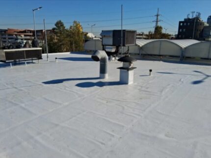 Битумна хидроизолация на покрив 13 Цялостен-ремонт-на-плосък-покрив-на-индустриална-сграда-с-подмяна-на-PVC-мембрана-–-гр-София-Хидростоп